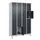 lockerkast,HxBxD 1950x1200x500mm,4x4vakken,vak B 300mm,cil.-slot