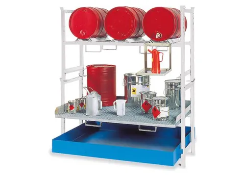 Complete Aanbieding Stapelframes 3X200L Roosterlegbord