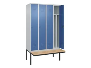 locker voor scheiding van kleding,HxBxD 2120x1200x815mm,4vak - 2