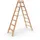 trapladder,beide zijden,2x7sporten,balk L 2,09m,2-dlg.,naaldhout