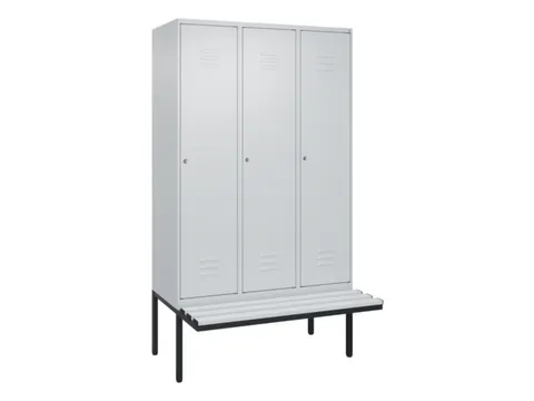 locker voor scheiding van kleding,HxBxD 2120x1200x815mm,3vak