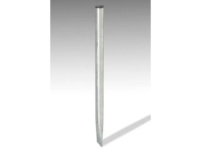 paal,v. afvalbak,H 1450mm,staal verzinkt