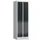 Lockerkast 1800x590x500mm 2x4 vakken cilinderslot, sokkel, RAL7016