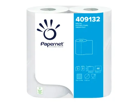 Keukenrol 409132 Special 2-laags wit 48 vellen