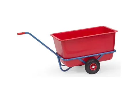 Handtrekwagen Kunststof Bak 4102V 200kg 750x425mm Massief rubber