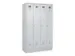 locker voor scheiding van kleding,HxBxD 1950x1200x500mm,4vak