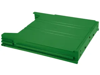 wandsorteerder,opbergvak,v. 34,HxBxD 42x262x302mm,plank(en) ABS,groen - 1