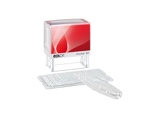 Tekststempel Colop Printer 30/1 5regels 47x18mm zwart