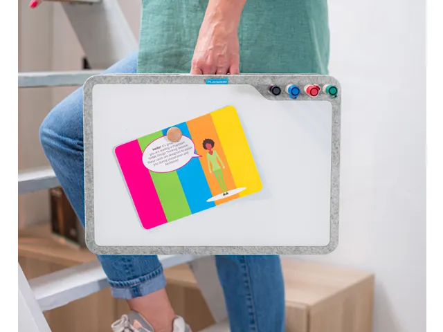 PLAYROOM Playboard Toolbox 42x28x18cm Grijs