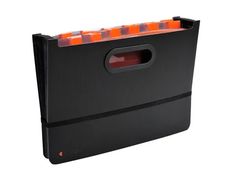 Sorteermap EXADESK m /handvat 24 vak zw.