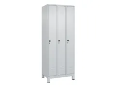 locker,HxBxD 1950x750x500mm,3vak,vak B 250mm,draaigrendel,voeten