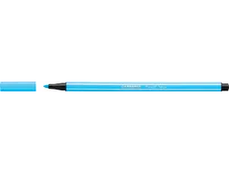 Viltstift STABILO Pen 68/031 medium neon blauw