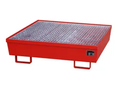 Opvangbak 4x 200l Opvangvol. 245l Rood 335x 1200x 1200mm Rooster