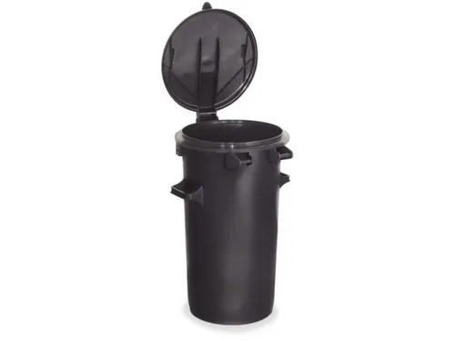 Vuilnisbak Pe 50 liter Ø Boven/Onder 390/300mm H710mm 2 Handgrepen
