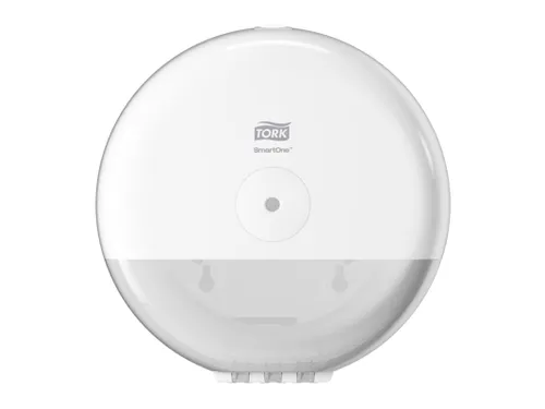 Tork 681000 T9 SmartOne Mini Toiletpapier Dispenser Elevation Wit