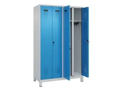 locker voor scheiding van kleding,HxBxD 1950x1200x500mm,4vak
