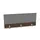 opzetpaneel bureau aanbouw achter NV bruin hickory BN8078-grijs 1400mm