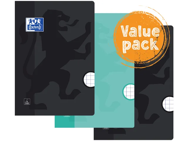 Schrift Oxford School A4 ruit 10mm 36vel assorti