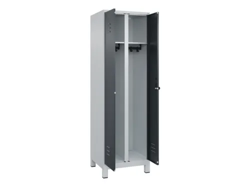 locker voor scheiding van kleding,HxBxD 1950x600x500mm,2vak