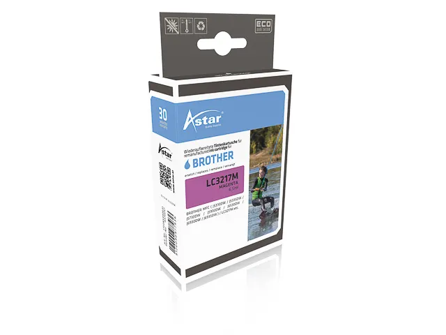 Astar Brother LC3217M MFCJ Inkt Magenta Rebuilt 550 pagina's