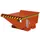 mini-kiepbak,HxLxB 540x960x1210mm,0,275m³,draagverm. 750kg,RAL3000