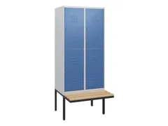 Dubbeldekse dekenkist,HxBxD 1950x800x815mm,2x2vak.,vak B 400mm