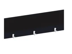 baliepaneel,v. bureau,aanbouw achter,B 1400mm,CC-zwart,BN8033-zwart