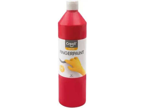 vingerverf Happy set met 10 flesjes 750 ml assorti