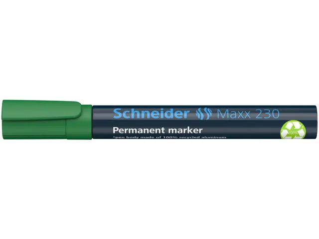 Marker Schneider Maxx 230 permanent ronde punt groen