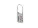 Hangslot Masterlock 4688EURD 3-cijfer combinatie TSA met kabel assorti