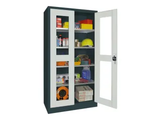 universele kast,HxBxD 1950x1000x600mm,RAL7035,front RAL5012 - 2