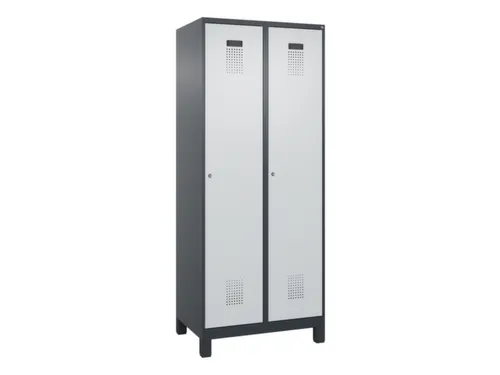 locker voor scheiding van kleding,HxBxD 1950x800x500mm,2vak