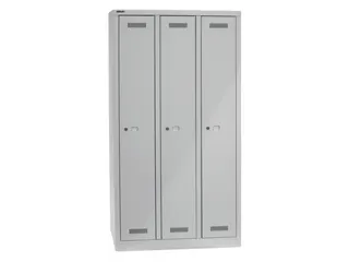 garderobekast,HxBxD 1700x900x500mm,3vak,vak B 248mm,cil.-slot, - 3