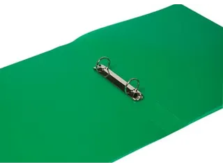 Ringmap A4 PP 2 Ringen 25mm Transparant Groen - 2