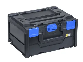 Assortimentskoffer,HxBxD 215x396x296mm,ABS,koffer zwart - 2