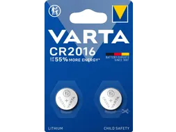 Batterij VARTA knoopcel 2x CR2016 lithium