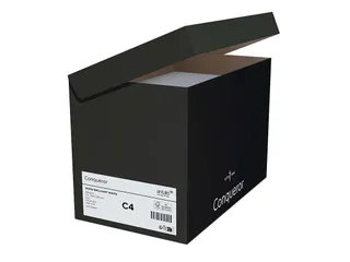 Conqueror Vergé Envelop Strip C4 229x324mm Brilliant Wit 250 Stuks - 1