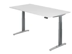 bureau assis-debout à régl. de haut. élec. HxlxP 650-1290x2000x1000