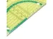 Equerre géométrique GEOflex 14cm Flexible Néon vert