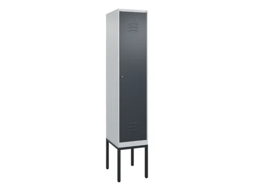 locker,HxBxD 2120x400x500mm,1vak,vak B 400mm,cil.-slot,voetonderstel