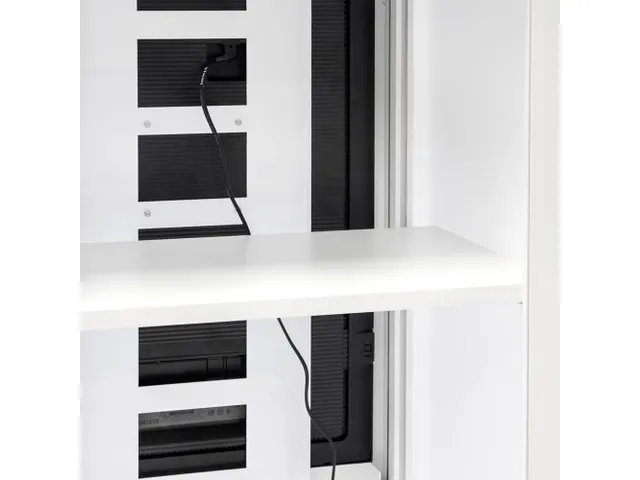 Behuizing digitale counter Futuro voor 32 inch scherm Wit