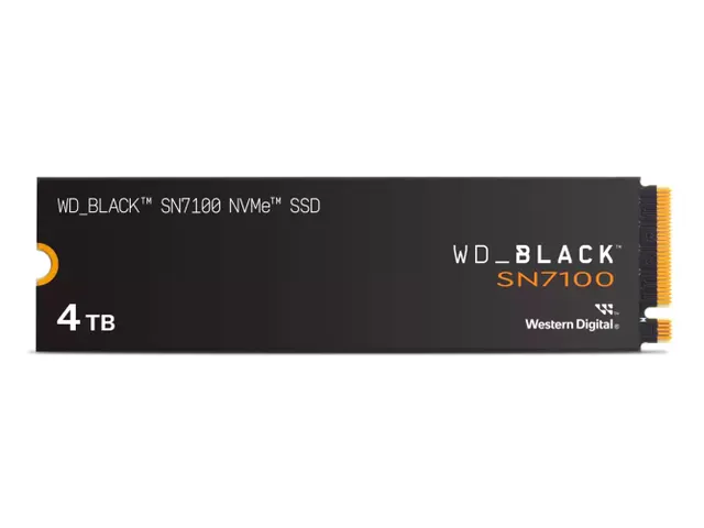 Western Digital SSD Black SN7100 4 TB M.2 PCI Express 4.0 NVMe 3D TLC