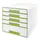 Ladenblok Leitz WOW Cube 5 laden wit/groen