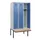 locker met bank,HxBxD 1950x900x815mm,3vak,vak B 300mm,cilinderslot