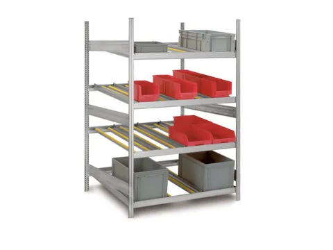 doorloopstelling,aanbouwveld,HxBxD 2000x1310x2527mm,vaklast 400kg