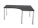 bureau à retour à hauteur réglable,HxlxP 720-840x1600x1200mm,CC-noi