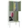 banklocker,dubbeldeks,HxBxD 2150x800x800mm,RAL7035,front RAL6011