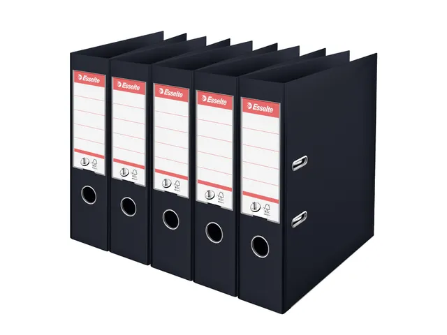 Ordner Esselte Vivida No.1 multipack 75mm A4 5 stuks zwart