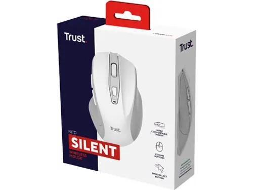Trust Nito Stille draadloze muis Wit