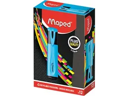 markeerstift Fluo'Peps Classic blauw